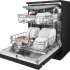 Посудомоечная машина WEISSGAUFF DW 6038 B Inverter,  полноразмерная, напольная, 60см, загрузка 14 комплектов, черный [437358]